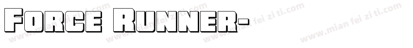 Force Runner字体转换